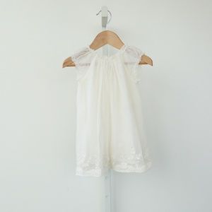 Bonpoint Dresses - Bonpoint Embroidered Mesh Baby Dress Bonpoint Dresses - Bonpoint Embroidered Mesh Baby Dress